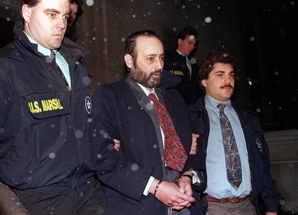 Image: "Crazy" Eddie Antar, center, founder of the Crazy Eddie electronics store chain Image: "Crazy" Eddie Antar, center, founder of the Crazy Eddie electronics store chain