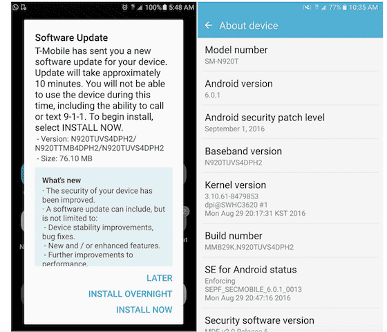 note-5-september-update