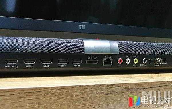 Xiaomi Mi TV 3S 65-inch unboxing photos ports