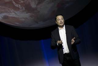 Image: Elon Musk speaks during the 67th International Astronautical Congress in Guadalajara Image: Elon Musk speaks during the 67th International Astronautical Congress in Guadalajara