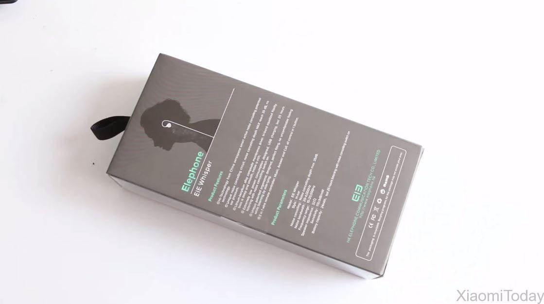 Elephone Ele Whisper Noise Cancelling Headphones Package Back