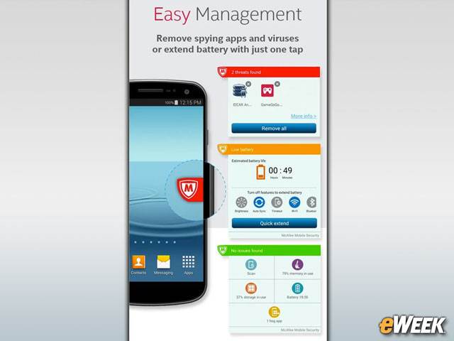 Beef Up Security with McAfee App