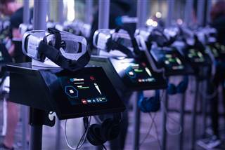 Image: Samsung's Gear VR headsets Image: Samsung's Gear VR headsets