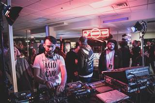 Image: Boiler Room's The Weekender festival in Lake Harmony, Pennsylvania. Image: Boiler Room's The Weekender festival in Lake Harmony, Pennsylvania.