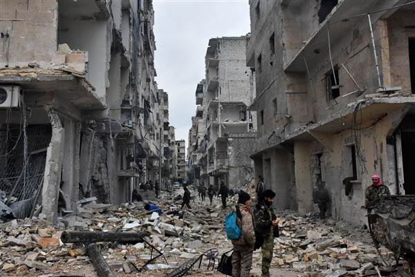 Image: TOPSHOT-SYRIA-CONFLICT Image: TOPSHOT-SYRIA-CONFLICT