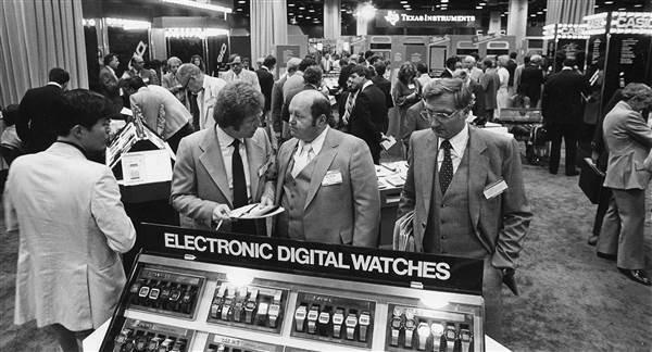 Image: Digital watches were an important part of technology and fashion in the 1980s. Image: Digital watches were an important part of technology and fashion in the 1980s.
