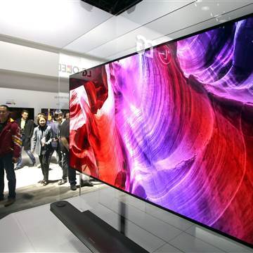 Image: The LG Signature OLED TV W