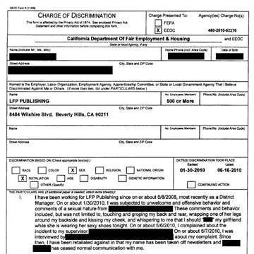 Hustler EEOC complaint leaked in PIP security breach