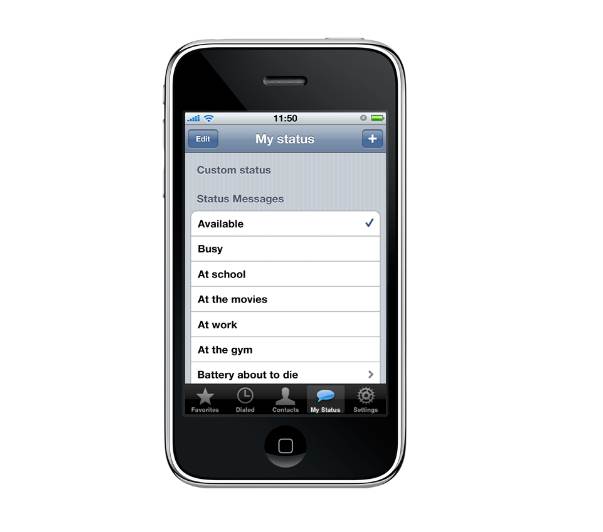 The original WhatsApp from February 2009