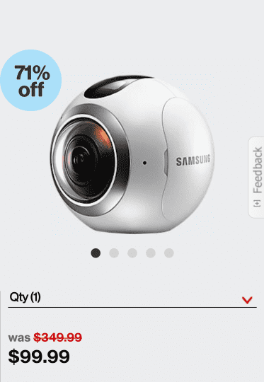 Gear 360 Verizon sale