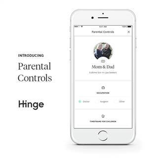 Image: Dating app Hinge is making it easy for eager parents to help their child find a significant other. Image: Dating app Hinge is making it easy for eager parents to help their child find a significant other.