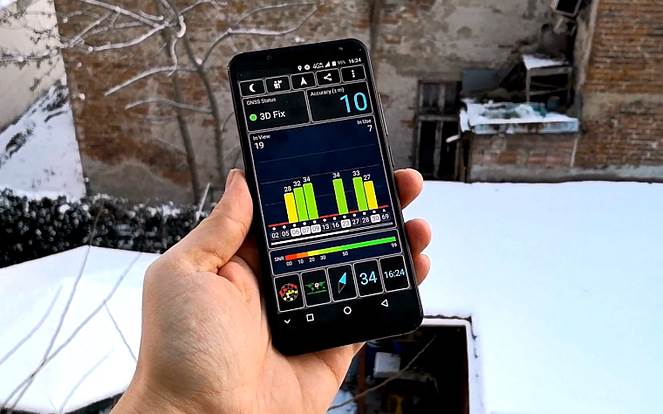 Oukitel K5000 Review GPS lock