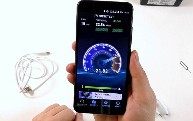 Oukitel K5000 Review Speedtest